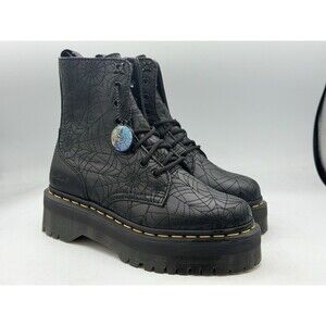 Dr. Martens x Wednesday Addams Jadon Spiderweb Platform Boots Men’s 14 Women 15